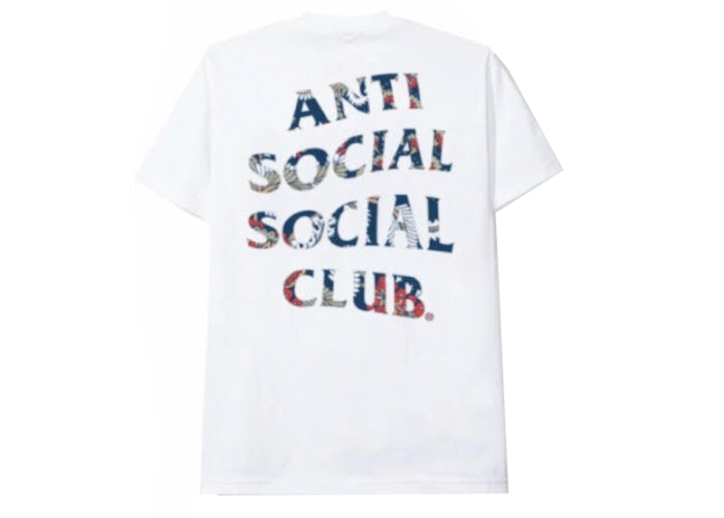 Buy 反社会俱乐部Baika白色T恤