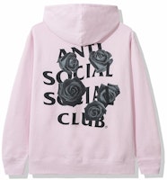 Anti Social Social Club Bat Emoji Hoodie Pink Anti Social Social Club Bat Emoji Hoodie Pink