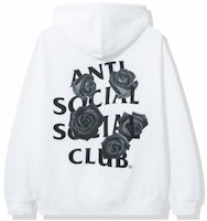Anti Social Social Club Bat Emoji Hoodie White Anti Social Social Club Bat Emoji Hoodie White