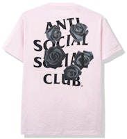 Anti Social Social Club Bat Emoji Tee Pink Anti Social Social Club Bat Emoji Tee Pink