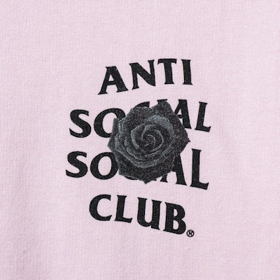 Anti Social Social Club Bat Emoji Tee Pink Order Anti Social Social Club Bat Emoji Tee Pink