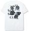 Buy Anti Social Social Club Bat Emoji Tee White