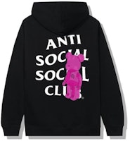 Anti Social Social Club Bearbrick Hoodie Black Anti Social Social Club Bearbrick Hoodie Black
