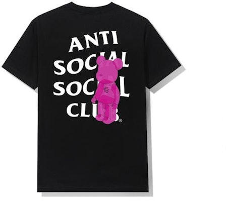 Anti Social Social Club Bearbrick Baju Hitam Buy Anti Social Social Club Bearbrick Baju Hitam