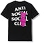 Buy Anti Social Social Club Bearbrick Baju Hitam