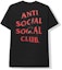 Buy Anti Social Social Club Bitter Tee Black