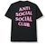 Anti Social Social Club Buckets Tee (FW19) Black