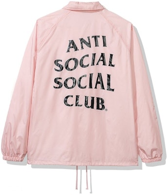 Anti Social Social Club Burn Out Coach Jacket (FW19) Pink Buy Anti Social Social Club Burn Out Coach Jacket (FW19) Pink