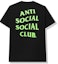 Order Anti Social Social Club California Tee Black