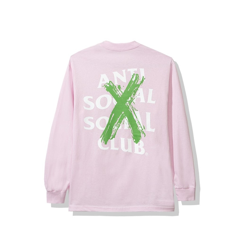 Anti Social Social Club Cancelled Remix Long Sleeve Tee (FW19) Pink