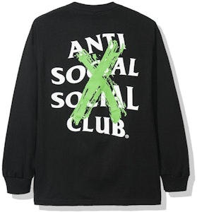 反社会俱乐部撤销混音长袖T恤 (FW19) 黑色 Buy 反社会俱乐部撤销混音长袖T恤 (FW19) 黑色