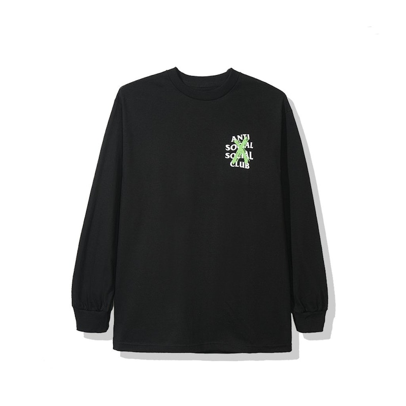 Order 反社交社交俱樂部取消混音長袖T恤 (2019秋冬) 黑色