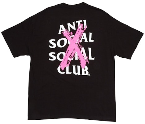 Anti Social Social Club Cancelled T-Shirt Black Order Anti Social Social Club Cancelled T-Shirt Black
