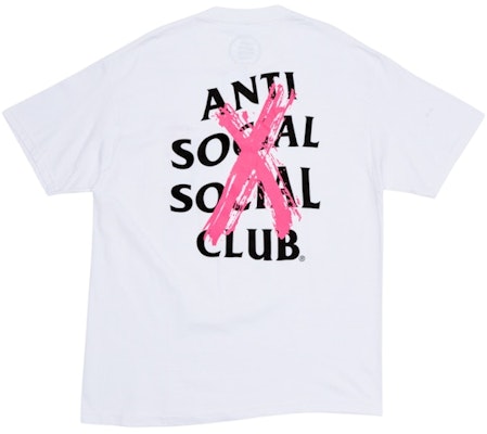 Anti Social Social Club Cancelled T-Shirt White Order Anti Social Social Club Cancelled T-Shirt White