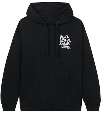 Anti Social Social Club Complicated Hoodie Black Order Anti Social Social Club Complicated Hoodie Black
