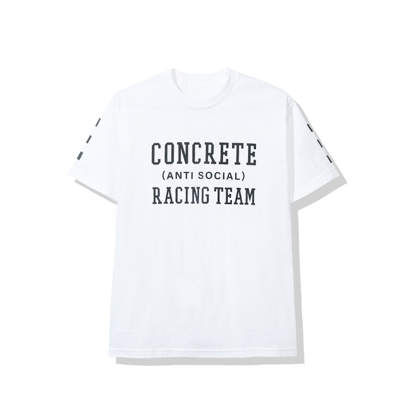 Buy Anti Social Social Club Concrete Jungle Racing Team Baju (FW19) Putih