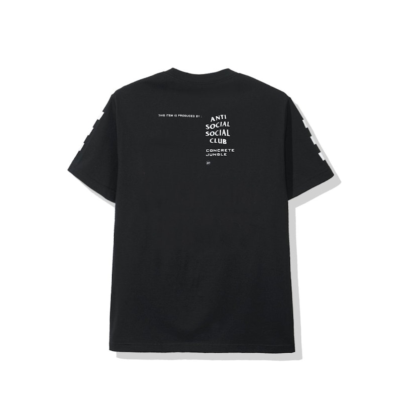Anti Social Social Club Concrete Jungle Racing Team Tee (FW19) Black 圖 2