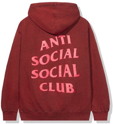 Anti Social Social Club Don't Hoodie Red Order Anti Social Social Club Don't Hoodie Red