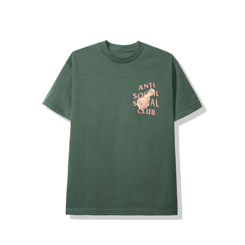 Buy Anti Social Social Club Double Fried Tee (FW19) Hijau