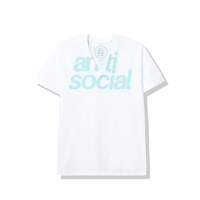 Anti Social Social Club Enrique Vneck Tee White