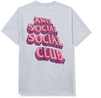 Anti Social Social Club Facade Tee Grey Anti Social Social Club Facade Tee Grey