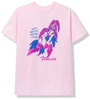 Anti Social Social Club Florida Tee Pink Anti Social Social Club Florida Tee Pink