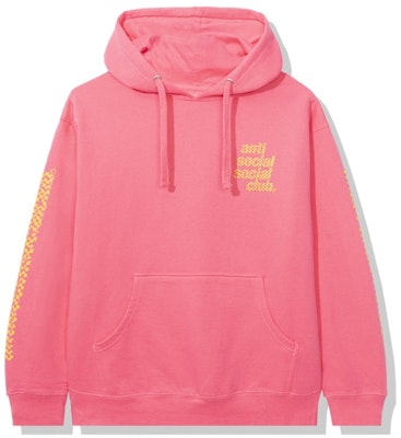 Anti Social Social Club Food Court Hoodie Pink Order Anti Social Social Club Food Court Hoodie Pink