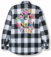 Anti Social Social Club Frantic Flannel White Anti Social Social Club Frantic Flannel White