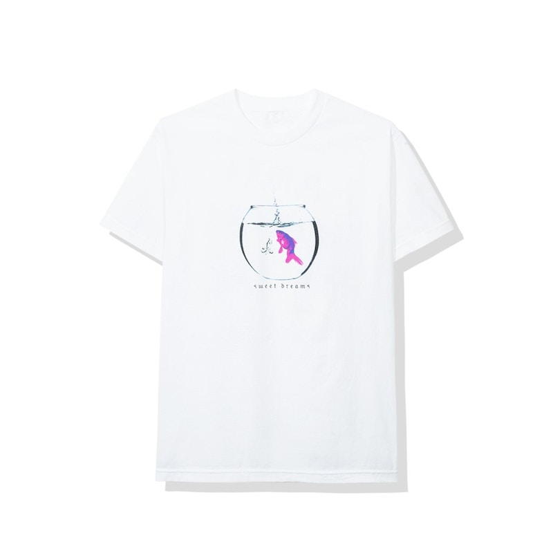 Anti Social Social Club Glitter Tee White