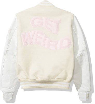 Anti Social Social Club Golden Bear Jacket (FW19) White/Cream Order Anti Social Social Club Golden Bear Jacket (FW19) White/Cream