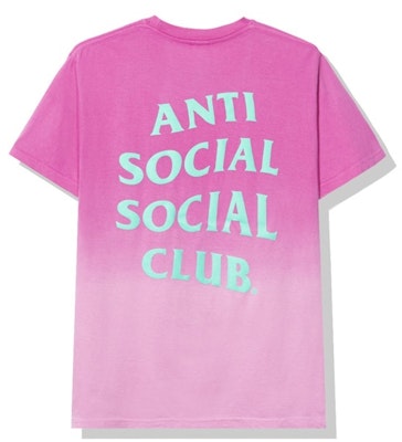 Anti Social Social Club Gone Tee Pink Buy Anti Social Social Club Gone Tee Pink