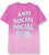 Anti Social Social Club Gone Tee Pink