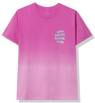 Anti Social Social Club Gone Tee Pink Order Anti Social Social Club Gone Tee Pink