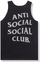Anti Social Social Club Goodbye Summer Tank Tank Black Anti Social Social Club Goodbye Summer Tank Tank Black