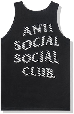 Anti Social Social Club Goodbye Summer Tank Tank Black Buy Anti Social Social Club Goodbye Summer Tank Tank Black