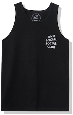 Anti Social Social Club Goodbye Summer Tank Tank Black Order Anti Social Social Club Goodbye Summer Tank Tank Black