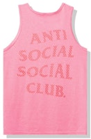 Anti Social Social Club Goodbye Summer Tank Tank Pink Anti Social Social Club Goodbye Summer Tank Tank Pink