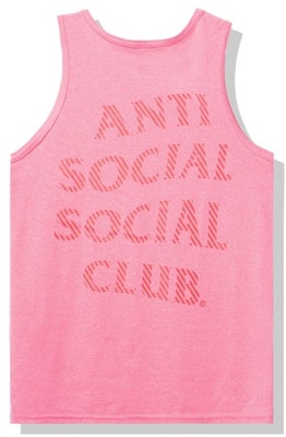 Anti Social Social Club Goodbye Summer Tank Tank Pink Buy Anti Social Social Club Goodbye Summer Tank Tank Pink