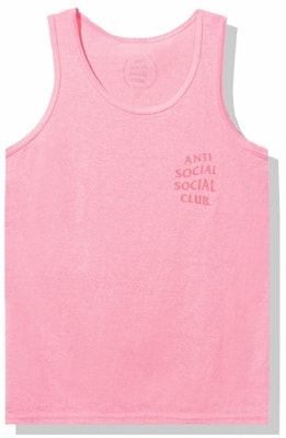 Anti Social Social Club Goodbye Summer Tank Tank Pink Order Anti Social Social Club Goodbye Summer Tank Tank Pink