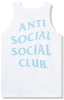 Anti Social Social Club Goodbye Summer Tank Tank White Anti Social Social Club Goodbye Summer Tank Tank White