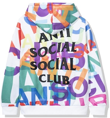 Anti Social Social Club Headrush All Over Hoodie Putih Buy Anti Social Social Club Headrush All Over Hoodie Putih