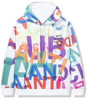 Sudadera con Capucha Blanca Anti Social Social Club Headrush All Over Order Sudadera con Capucha Blanca Anti Social Social Club Headrush All Over