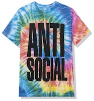 Anti Social Social Club Heatwave Tee 'Rainbow Tie Dye' Anti Social Social Club Heatwave Tee 'Rainbow Tie Dye'