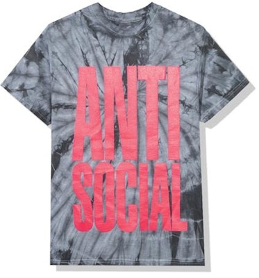Anti Social Social Club Heatwave Tee Black Tie Dye Buy Anti Social Social Club Heatwave Tee Black Tie Dye