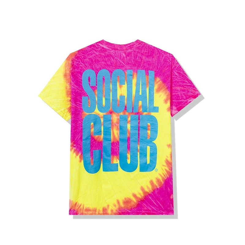 Order 反社会俱乐部粉色扎染Heatwave短袖T恤
