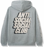 Anti Social Social Club Kitten Hoodie Grey Anti Social Social Club Kitten Hoodie Grey