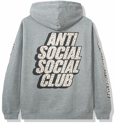 Anti Social Social Club Kitten Hoodie Grey Buy Anti Social Social Club Kitten Hoodie Grey