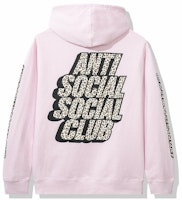 Anti Social Social Club Kitten Hoodie Pink Anti Social Social Club Kitten Hoodie Pink