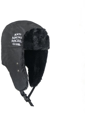 Anti Social Social Club Krakow Hat Black Order Anti Social Social Club Krakow Hat Black