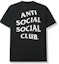 Order Anti Social Social Club Lager Tee Black